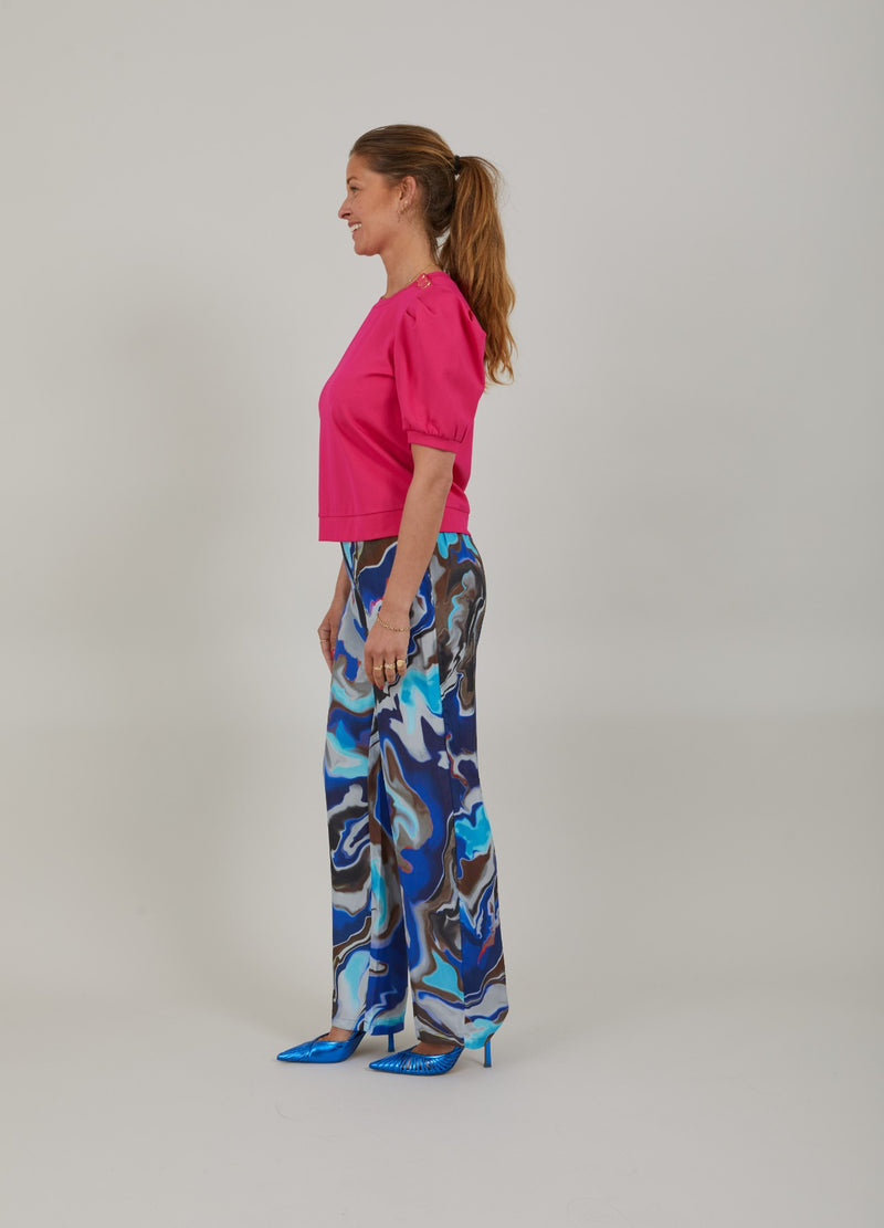 Coster Copenhagen  SWEAT SHIRT WITH PLEATS Top - Short sleeve Bright sunrise - 740