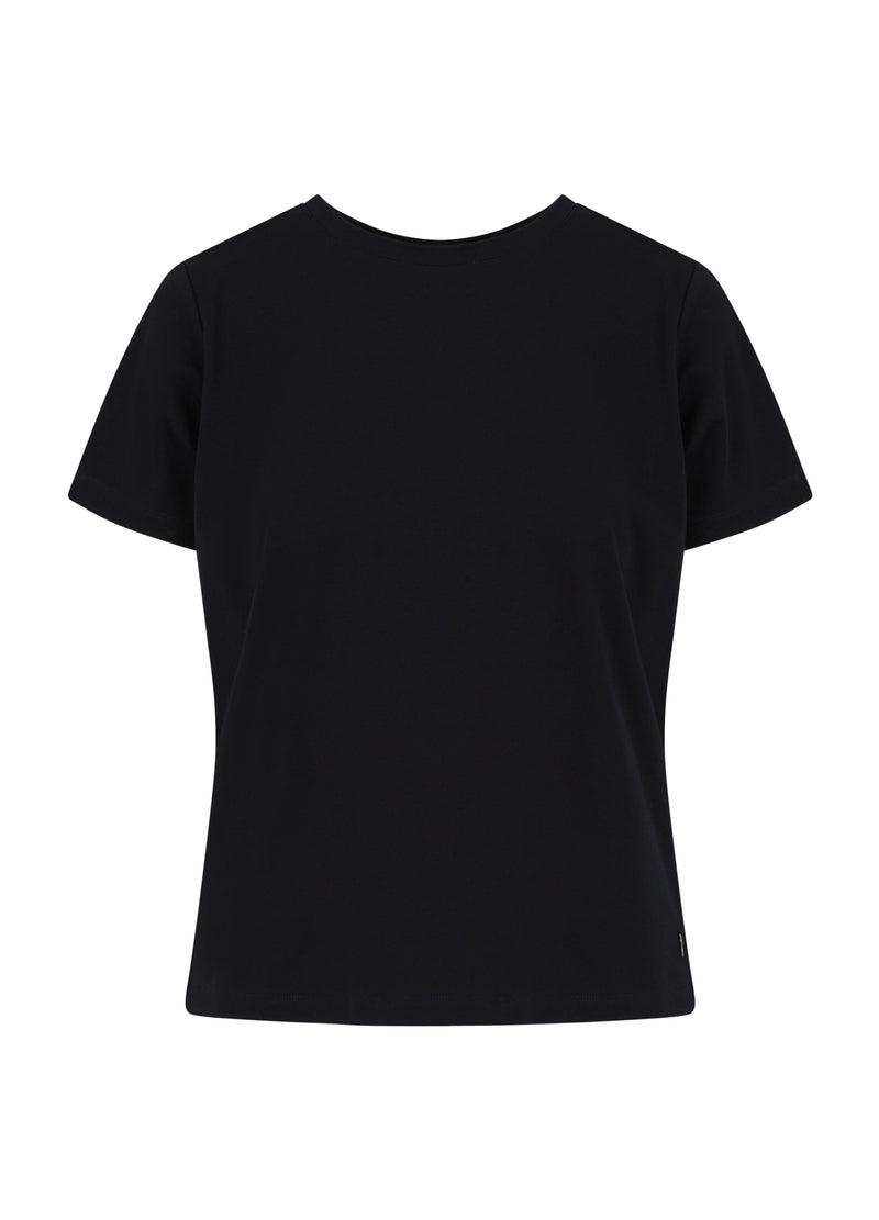 Coster Copenhagen T-SHIRT MET RONDE HALS - KORTE MOUWEN T-Shirt Black - 100