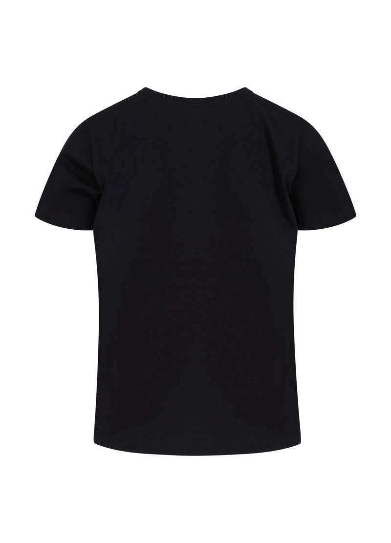 Coster Copenhagen T-SHIRT MET RONDE HALS - KORTE MOUWEN T-Shirt Black - 100