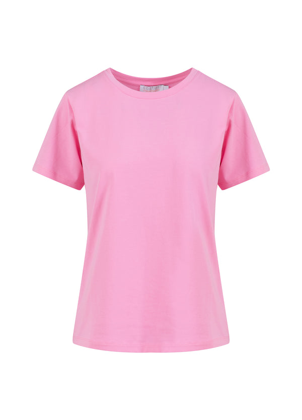 Coster Copenhagen T-SHIRT MET RONDE HALS - KORTE MOUWEN T-Shirt Bubble pink - 690