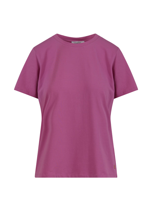 Coster Copenhagen T-SHIRT MET RONDE HALS - KORTE MOUWEN T-Shirt Magenta - 861