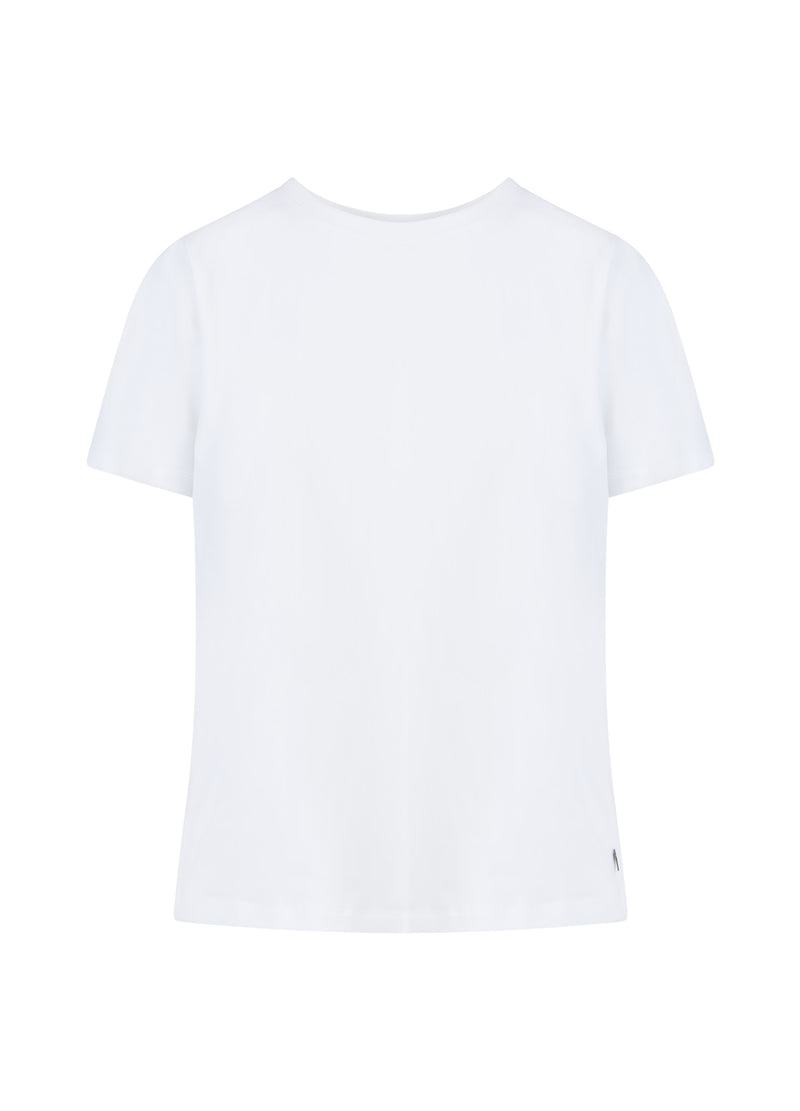 Coster Copenhagen T-SHIRT MET RONDE HALS - KORTE MOUWEN T-Shirt White - 200