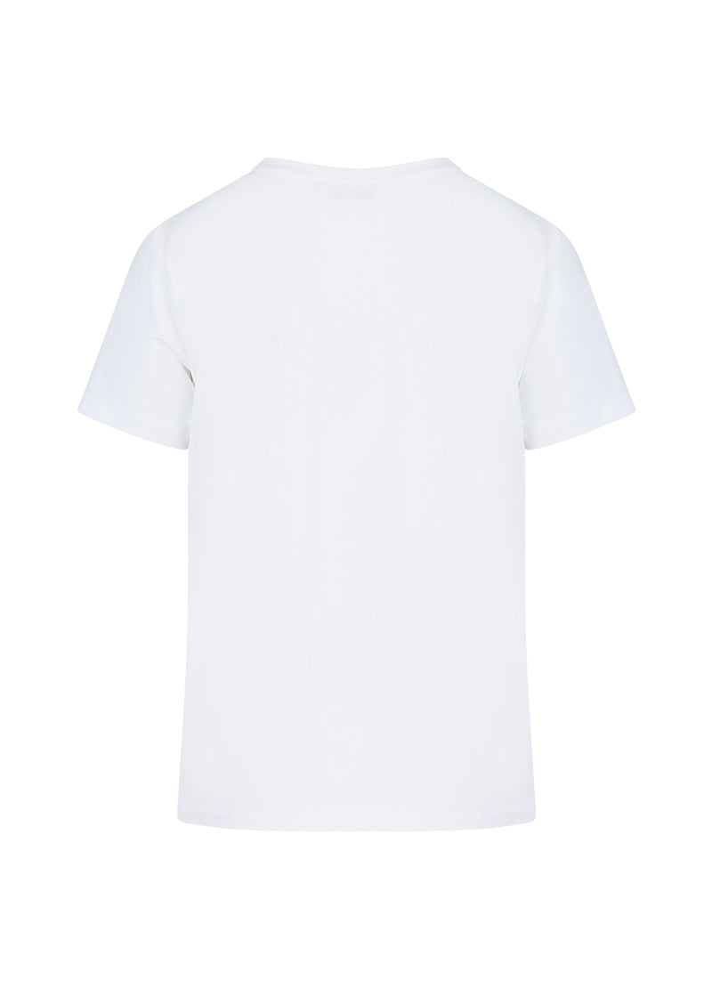 Coster Copenhagen T-SHIRT MET RONDE HALS - KORTE MOUWEN T-Shirt White - 200