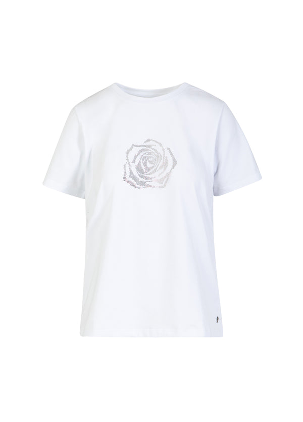 Coster Copenhagen T-SHIRT MET STRASS Shirt/Blouse White - 200