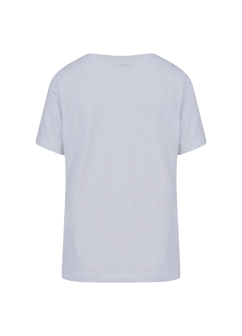Coster Copenhagen T-SHIRT MET VLEUGEL T-Shirt White - 200