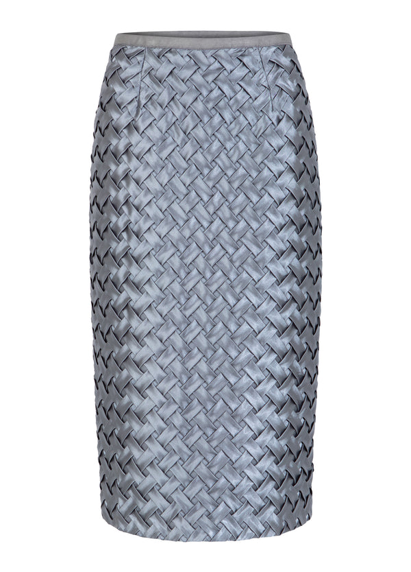 Coster Copenhagen TEXTUUR ROK Skirt Mist grey - 121