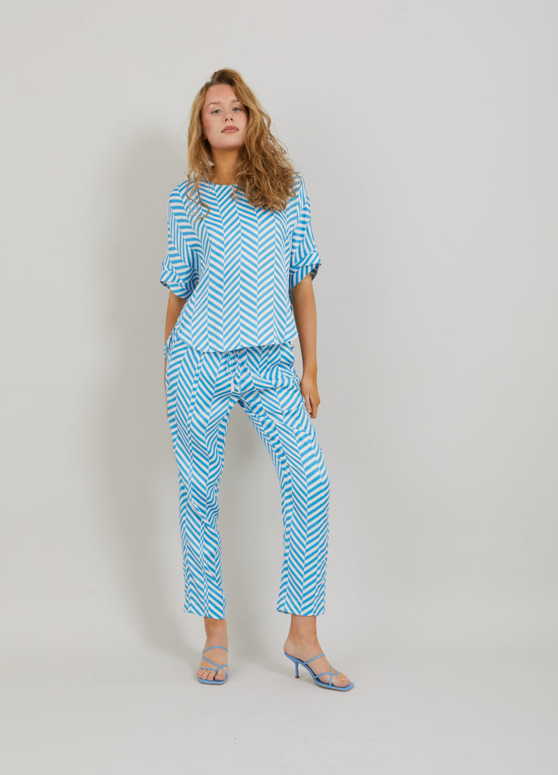 Coster Copenhagen TOP IN HERINGBONE PRINT Shirt/Blouse Heringbone print - 918