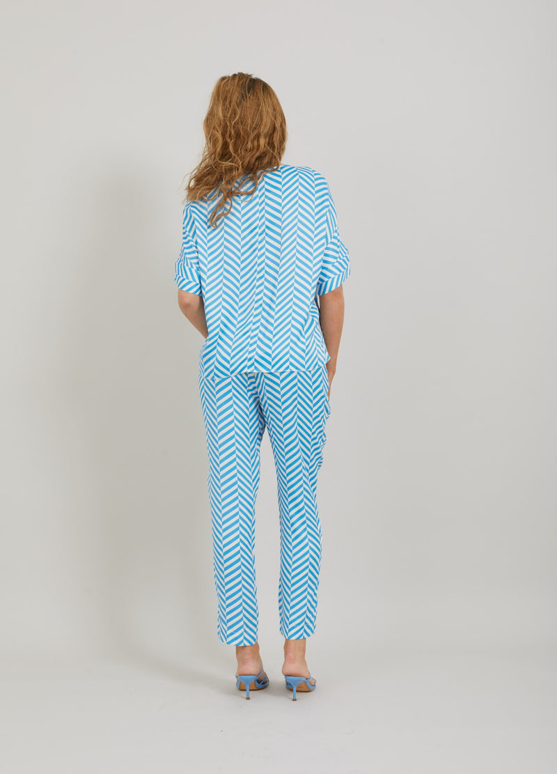 Coster Copenhagen TOP IN HERINGBONE PRINT Shirt/Blouse Heringbone print - 918