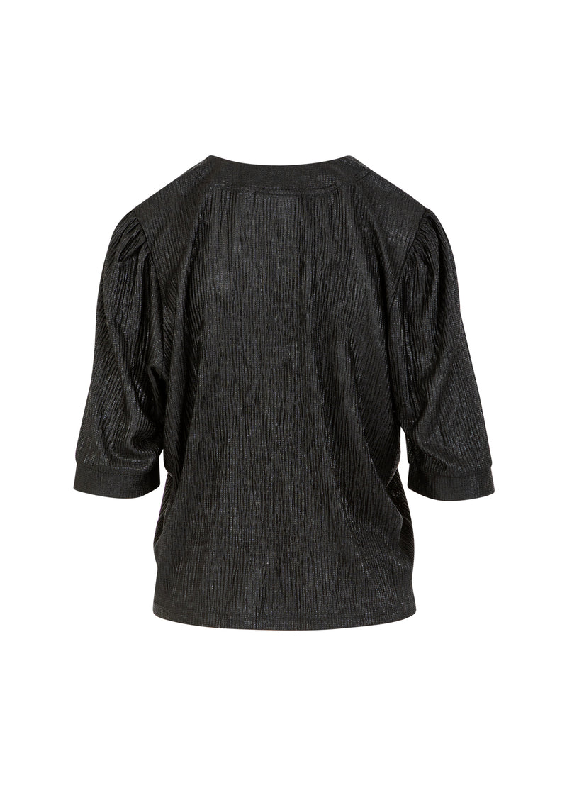 Coster Copenhagen TOP MET POFMOUWEN Shirt/Blouse Black - 100