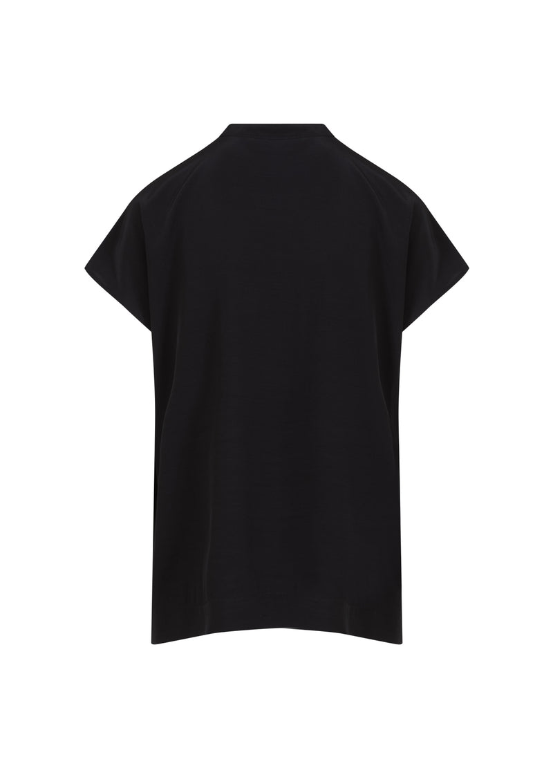 Coster Copenhagen TOP MET STANDKRAAG Shirt/Blouse Black - 100