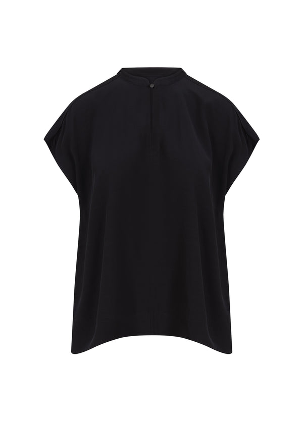 Coster Copenhagen TOP MET STANDKRAAG Shirt/Blouse Black - 100