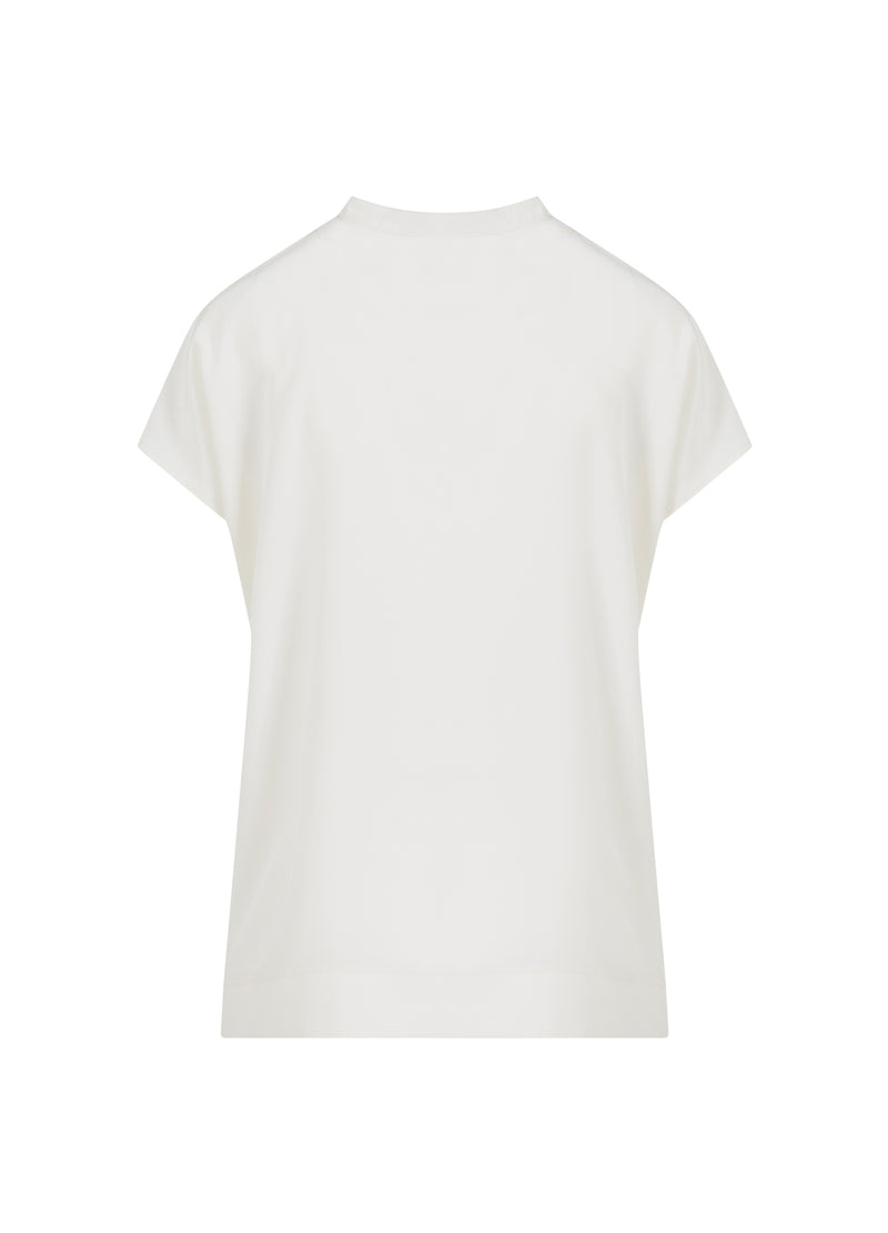 Coster Copenhagen TOP MET STANDKRAAG Shirt/Blouse Off white - 201