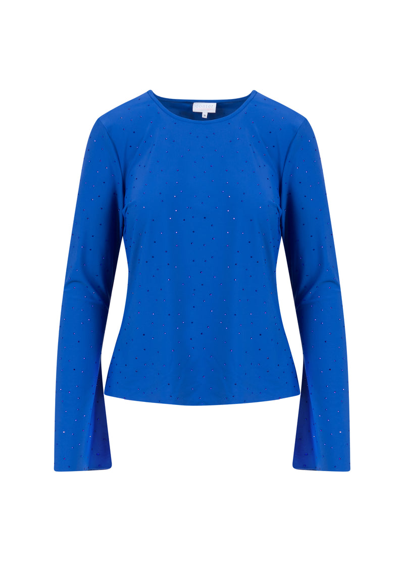 Coster Copenhagen TRUITJE MET STRASS Shirt/Blouse Rich blue - 583