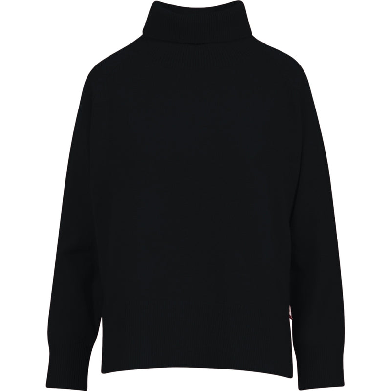 Coster Copenhagen TRUI MET HOGE HALS - COMFORTABEL GEBREID Knitwear Black - 100