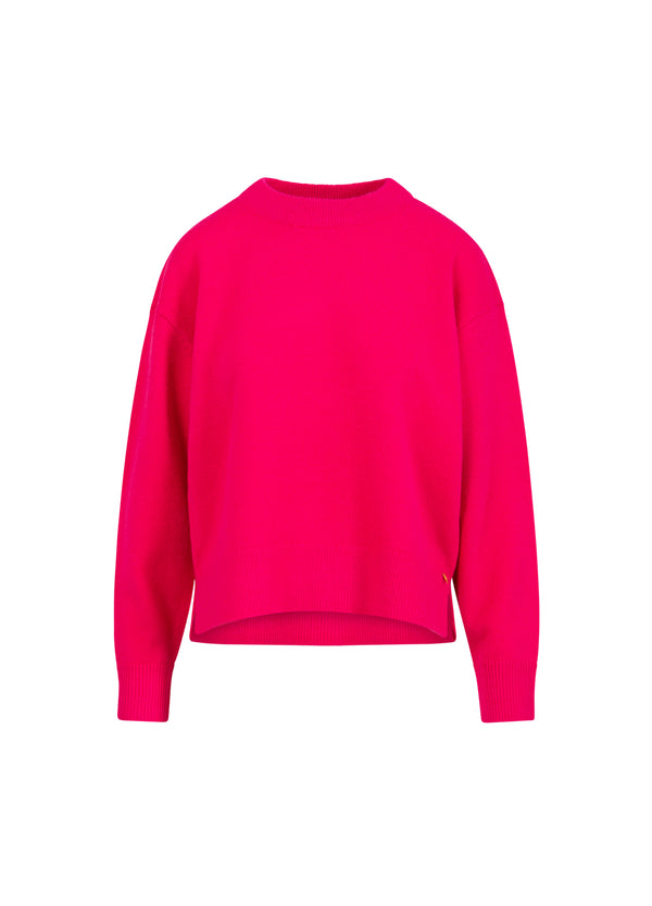 Coster Copenhagen TRUI MET RONDE HALS - COMFORTABEL Knitwear Hot pink - 683