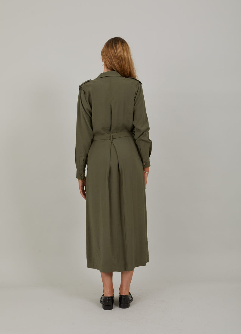Coster Copenhagen  UTILITY VEST DRESS Dress Dusty olive - 479