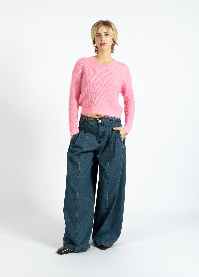 Coster Copenhagen V-HALS GEBREID IN ALPACA Knitwear