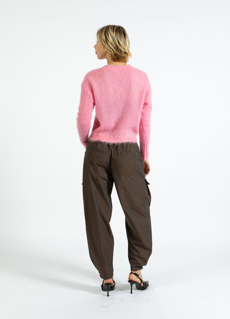 Coster Copenhagen V-HALS GEBREID IN ALPACA Knitwear Tropical pink - 689