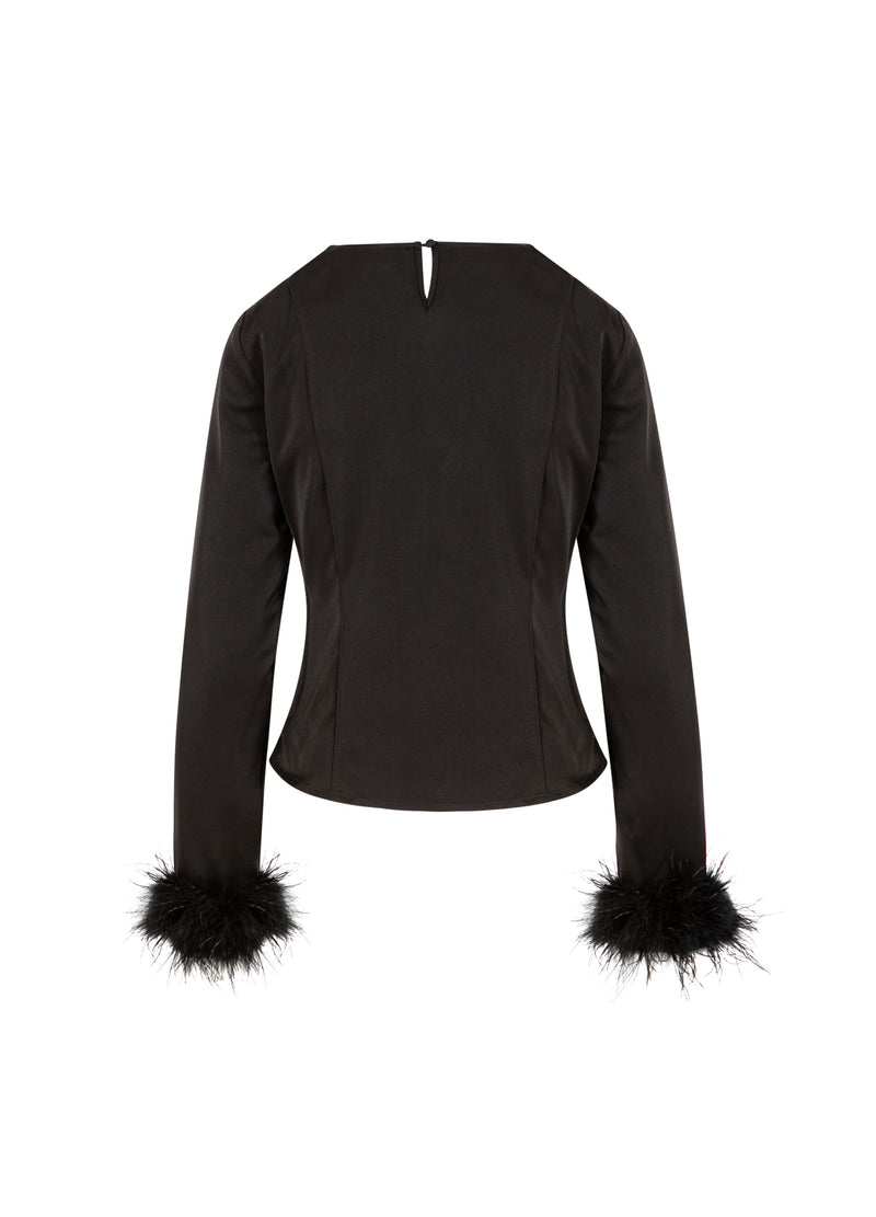 Coster Copenhagen VEERTOP Shirt/Blouse Black - 100