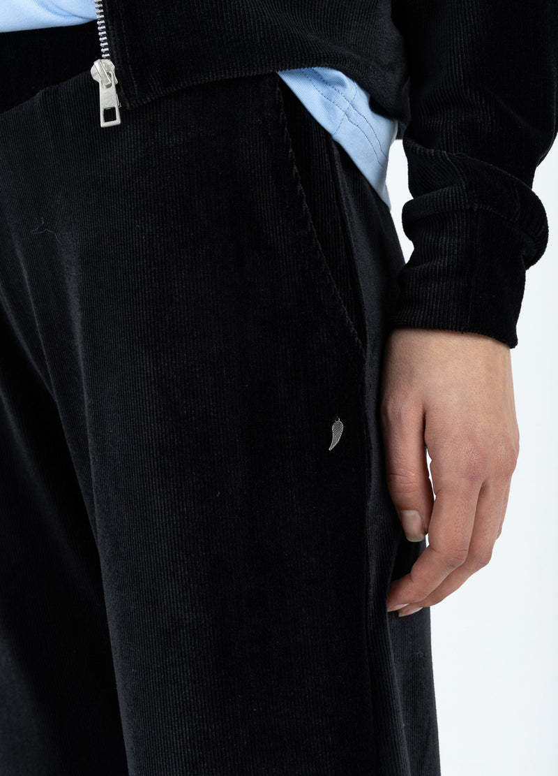 Coster Copenhagen VELVET BROEK - SILLE FIT Pants Black - 100
