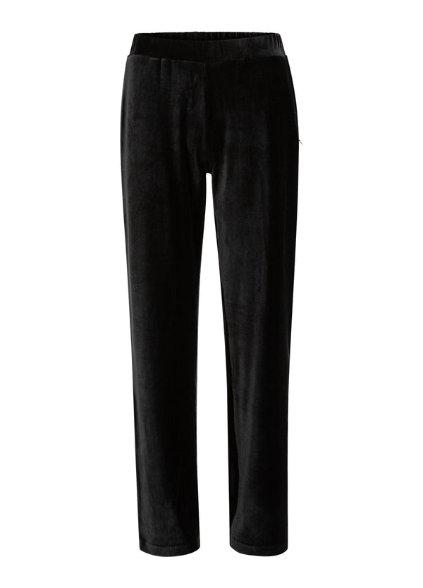 Coster Copenhagen VELVET BROEK - SILLE FIT Pants Black - 100
