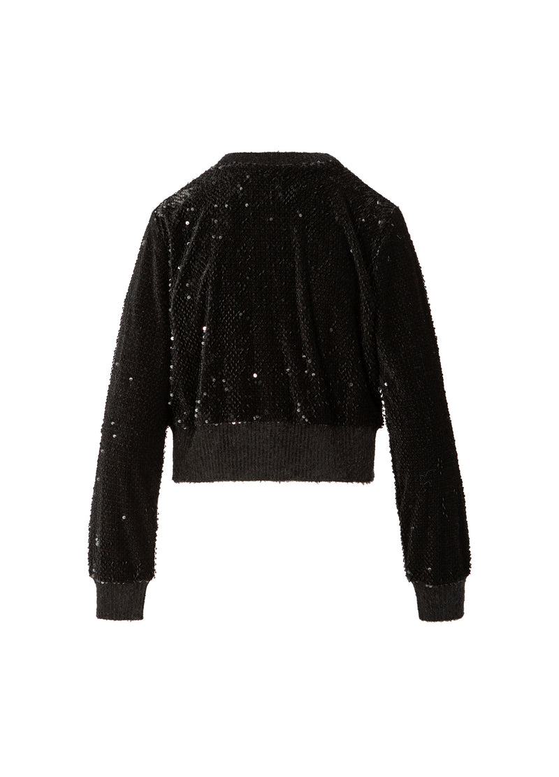 Coster Copenhagen VELVET SEQUIN VEST Shirt/Blouse Black - 100