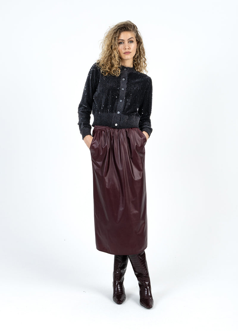 Coster Copenhagen VELVET SEQUIN VEST Shirt/Blouse Black - 100