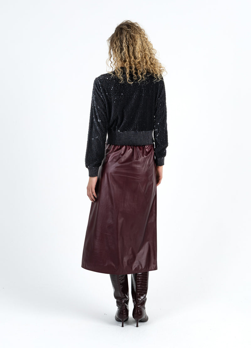 Coster Copenhagen VELVET SEQUIN VEST Shirt/Blouse Black - 100