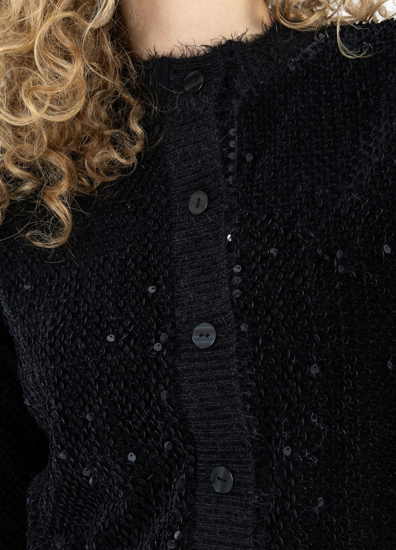 Coster Copenhagen VELVET SEQUIN VEST Shirt/Blouse Black - 100