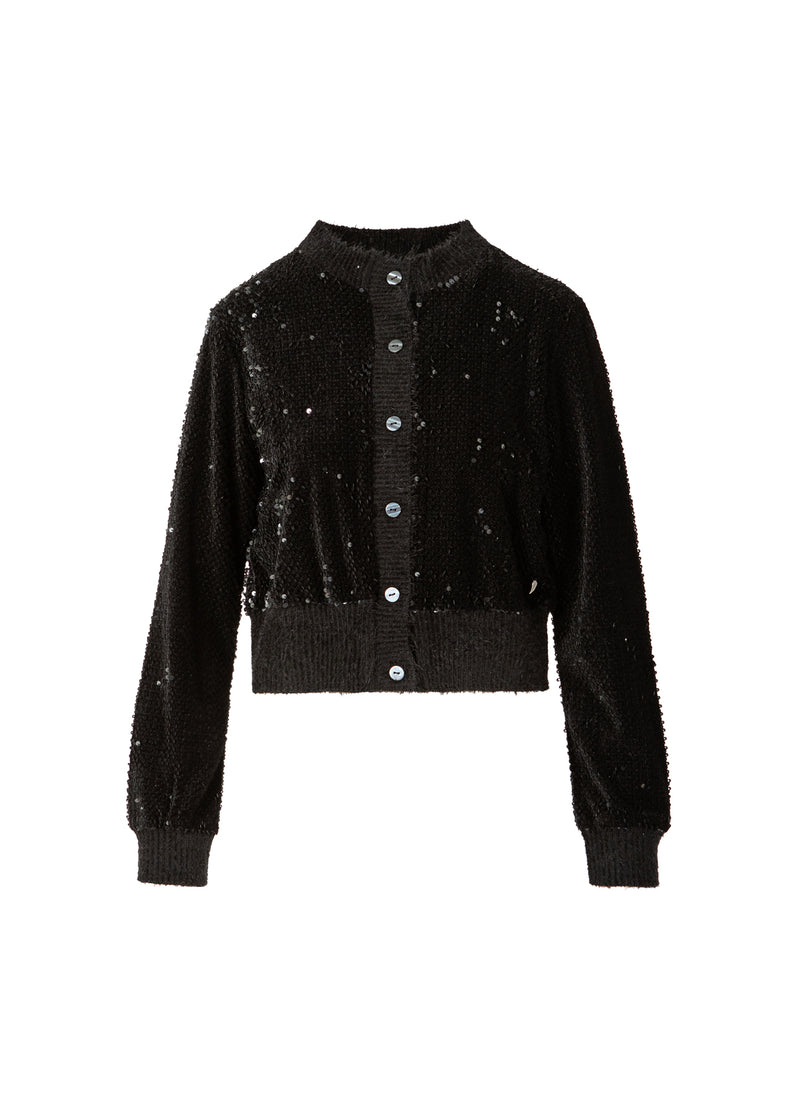 Coster Copenhagen VELVET SEQUIN VEST Shirt/Blouse Black - 100