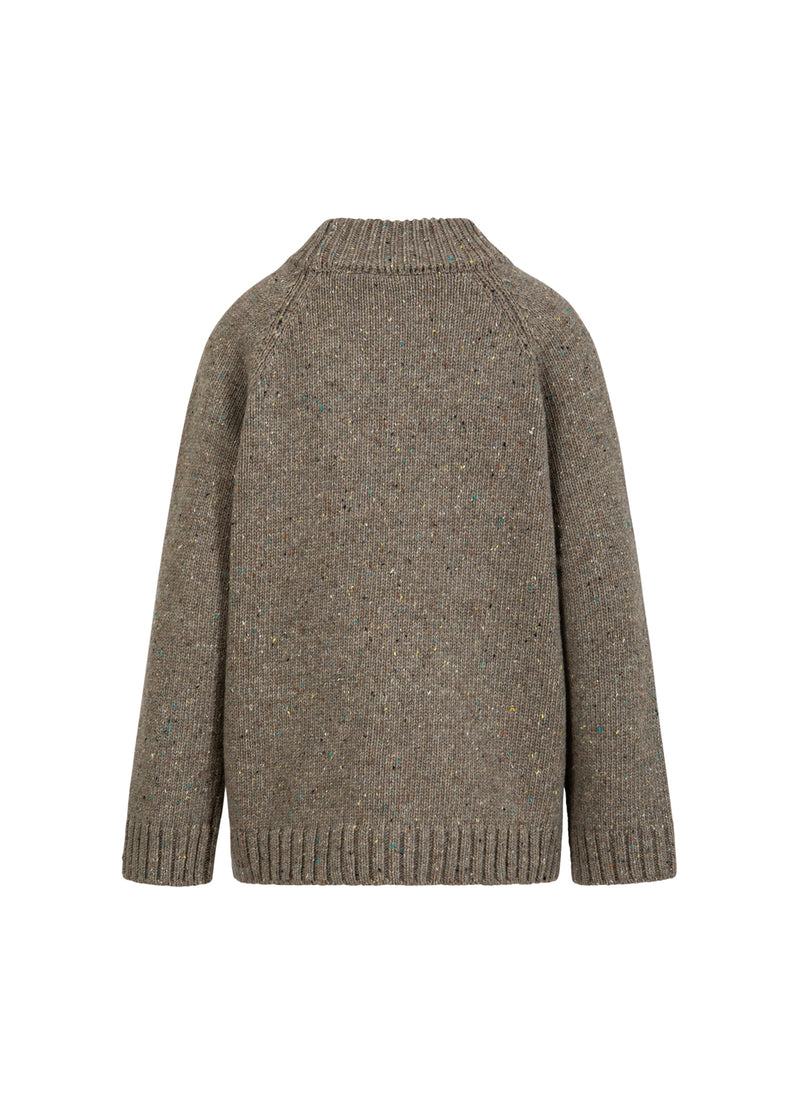 Coster Copenhagen VERVLOEKT GEBREID Knitwear Taupe melange - 313
