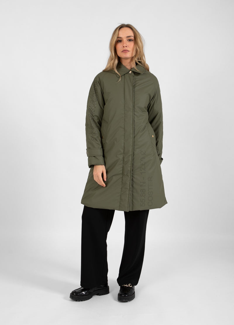 Coster Copenhagen WINTER REGENJAS Outerwear Dusty green - 465