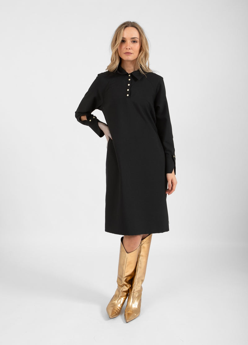 Coster Copenhagen ZWARE JURK Dress Black - 100