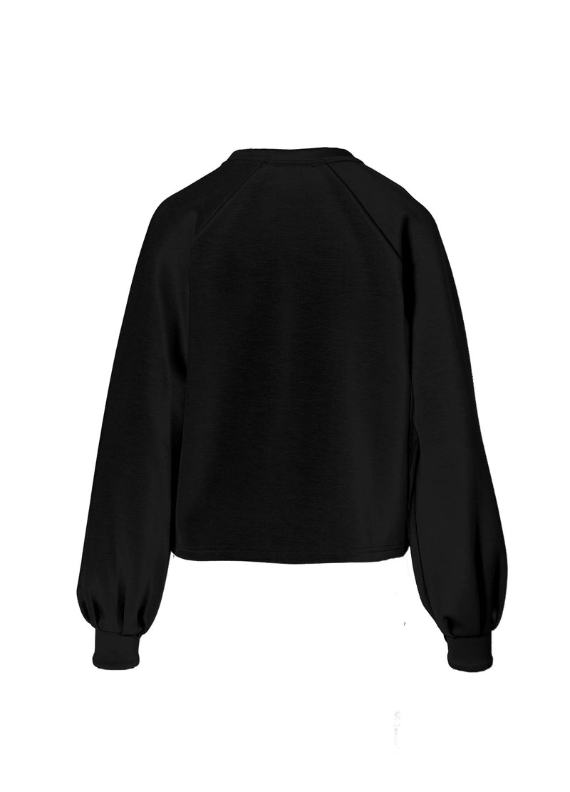 Coster Copenhagen ZWEET MET SCUBA ROOS Shirt/Blouse Black - 100