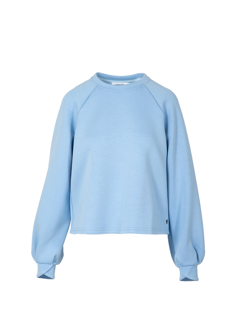 Coster Copenhagen ZWEET MET SCUBA ROOS Shirt/Blouse Pastel blue - 538